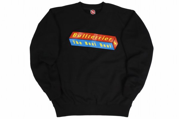 Photo1: BULL TERRIER Sweatshirt 3D BOX Black (1)