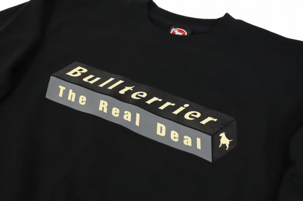 Photo3: BULL TERRIER Sweatshirt 3D BOX Black/Gray (3)