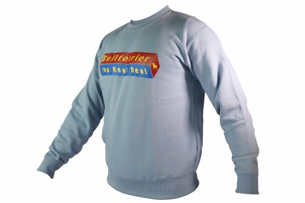 Photo5: BULL TERRIER Sweatshirt 3D BOX Blue/Gray (5)