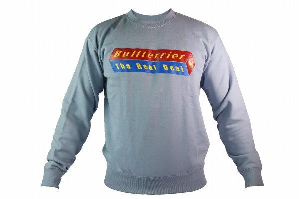 Photo4: BULL TERRIER Sweatshirt 3D BOX Blue/Gray (4)