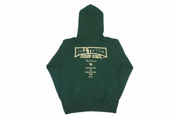 Photo2: BULL TERRIER Hoodie Parka CLASSIC Logo Green (2)