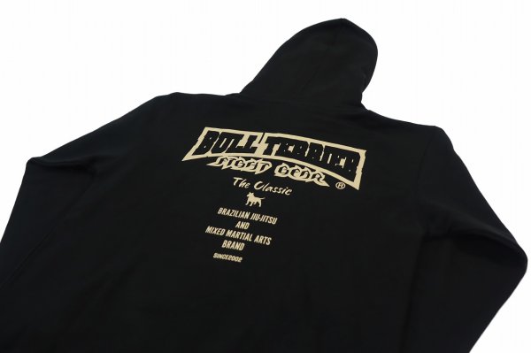 Photo4: BULL TERRIER Hoodie Parka CLASSIC Logo Black (4)