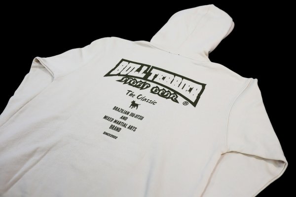 Photo4: BULL TERRIER Hoodie Parka CLASSIC Logo Beige (4)