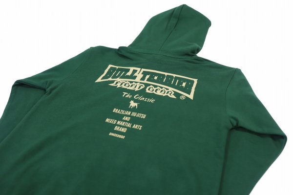 Photo4: BULL TERRIER Hoodie Parka CLASSIC Logo Green (4)