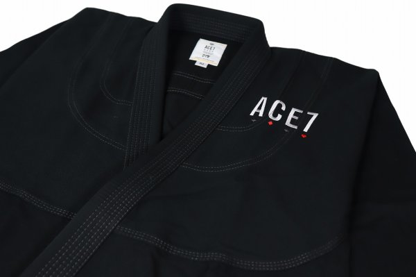 Photo5: ACEVEN Jiu-Jitsu Gi STANDARD LIGHT Black (5)