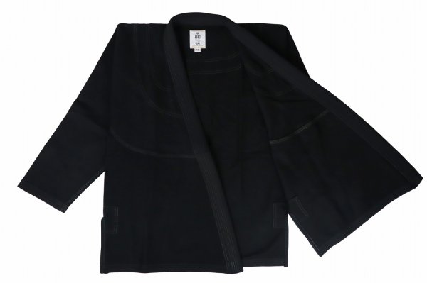 Photo2: ACEVEN Jiu-Jitsu Gi STANDARD LIGHT Black (2)