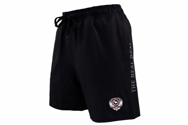 Photo2: BULL TERRIER Training Shorts STANDARD Black (2)