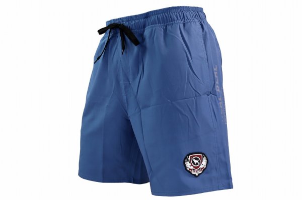 Photo2: BULL TERRIER Training Shorts STANDARD Blue/Gay (2)