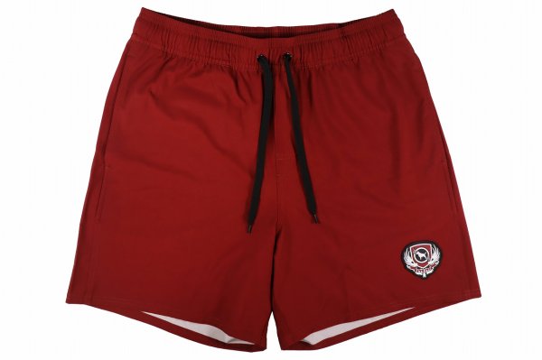 Photo4: BULL TERRIER Training Shorts STANDARD Wine (4)