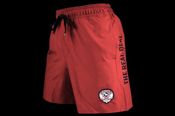 Photo2: BULL TERRIER Training Shorts STANDARD Wine (2)