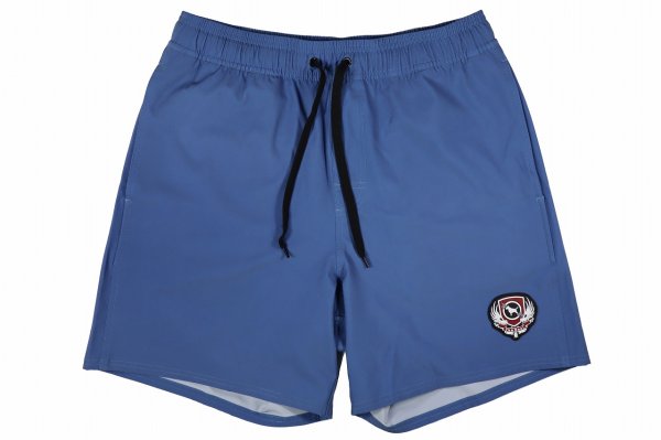 Photo4: BULL TERRIER Training Shorts STANDARD Blue/Gay (4)