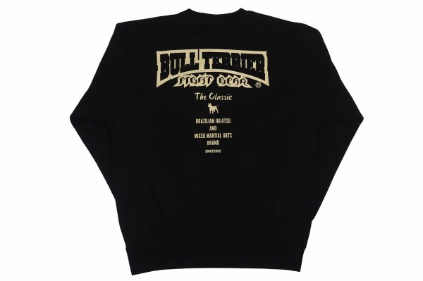 Photo2: BULL TERRIER Sweatshirt CLASSIC Logo Black (2)