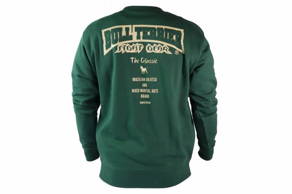 Photo7: BULL TERRIER Sweatshirt CLASSIC Logo Green (7)