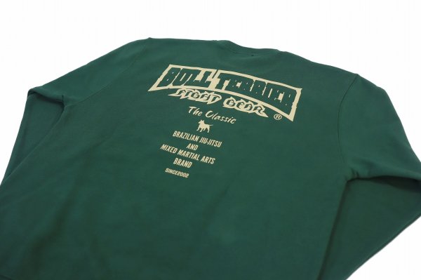 Photo4: BULL TERRIER Sweatshirt CLASSIC Logo Green (4)