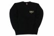 Photo1: BULL TERRIER Sweatshirt CLASSIC Logo Black (1)