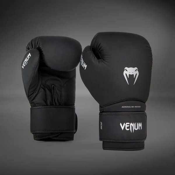 Photo1: VENUM Boxing Glove CONTENDER 1.5 Black/White (1)