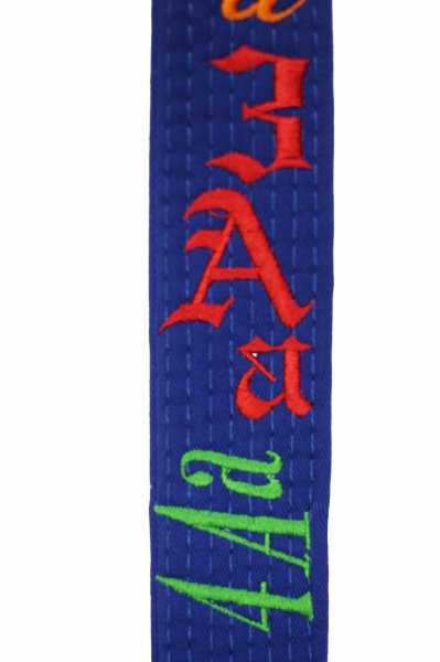 Photo7: Belt  Embroidery Processing 1 character or more (7)