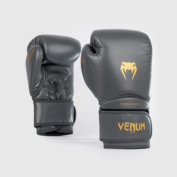 Photo1: VENUM Boxing Glove CONTENDER 1.5 Gray/Black (1)