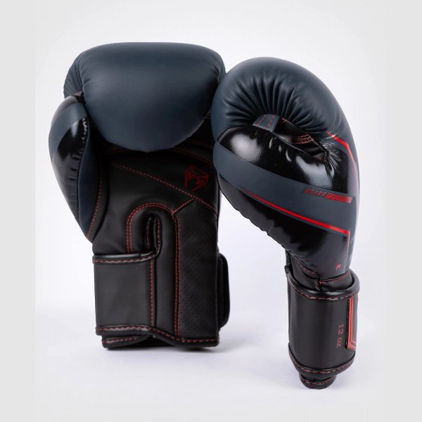 Photo2: VENUM Boxing Glove ELITE EVO Navy/Black/Red (2)