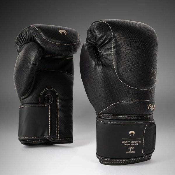 Photo2: VENUM Boxing Glove IMPACT EVO SCALES Black (2)
