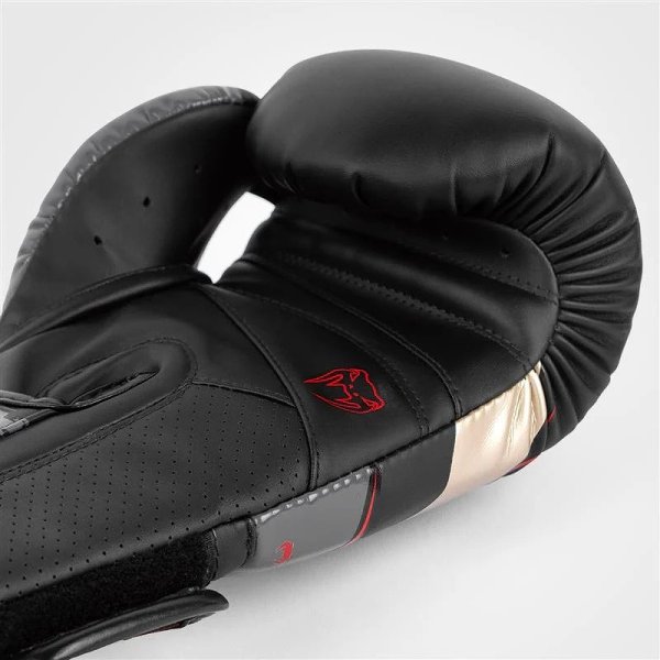 Photo4: VENUM Boxing Glove ELITE EVO Black/Gold/Red (4)