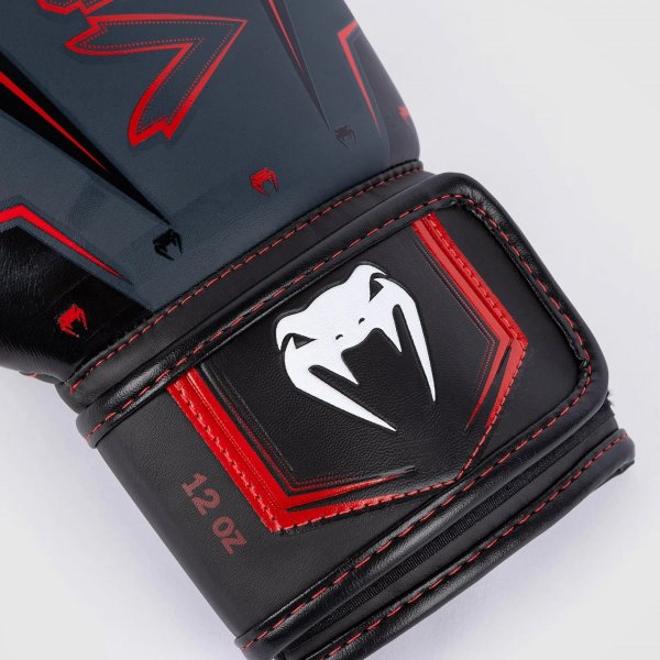 Photo3: VENUM Boxing Glove ELITE EVO Navy/Black/Red (3)