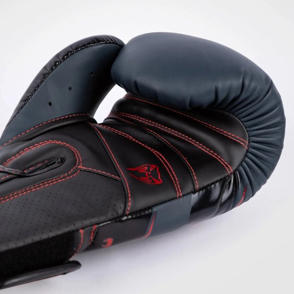 Photo4: VENUM Boxing Glove ELITE EVO Navy/Black/Red (4)