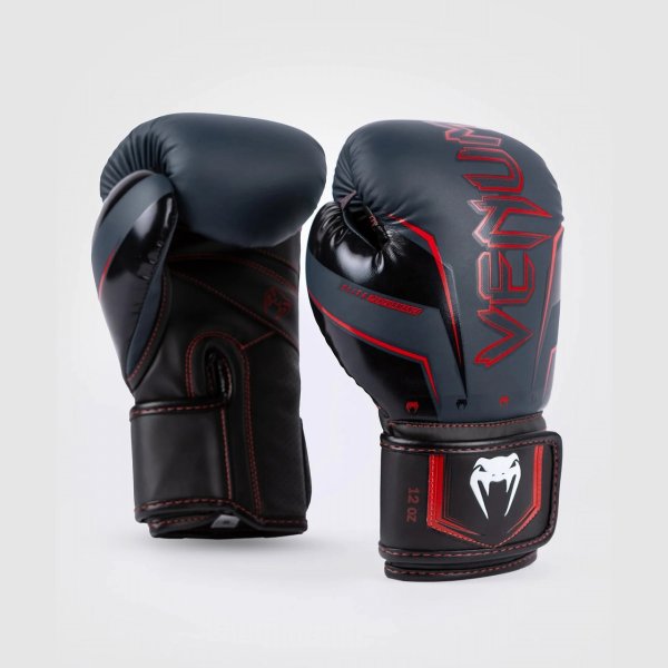 Photo7: VENUM Boxing Glove ELITE EVO Navy/Black/Red (7)