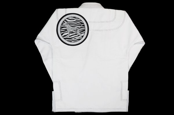 Photo3: BULLTERRIER Jiu Jitsu Gi ZEBRA White (3)