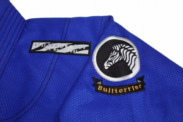Photo6: BULLTERRIER Jiu Jitsu Gi ZEBRA Blue (6)