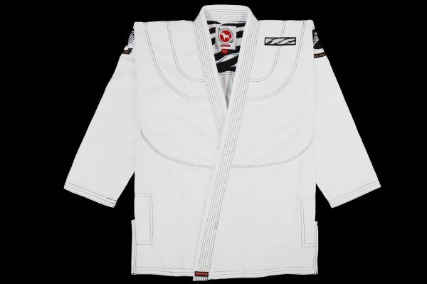 Photo1: BULLTERRIER Jiu Jitsu Gi ZEBRA White (1)