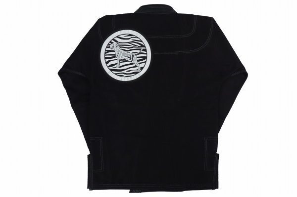 Photo3: BULLTERRIER Jiu Jitsu Gi ZEBRA Black (3)