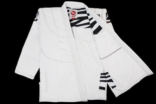 Photo2: BULLTERRIER Jiu Jitsu Gi ZEBRA White (2)