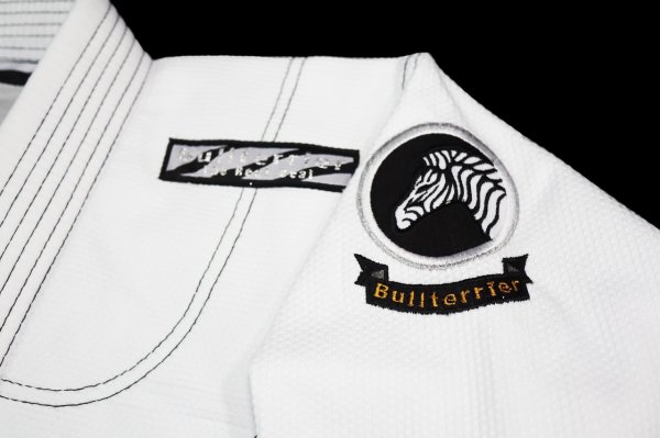 Photo6: BULLTERRIER Jiu Jitsu Gi ZEBRA White (6)