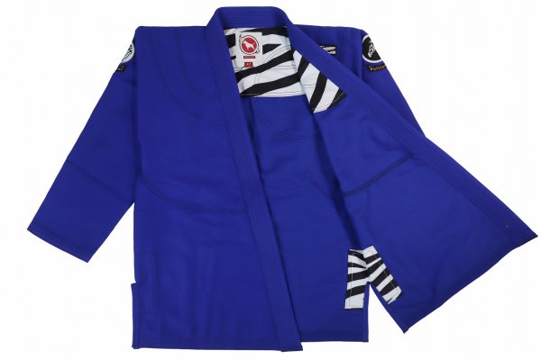 Photo2: BULLTERRIER Jiu Jitsu Gi ZEBRA Blue (2)