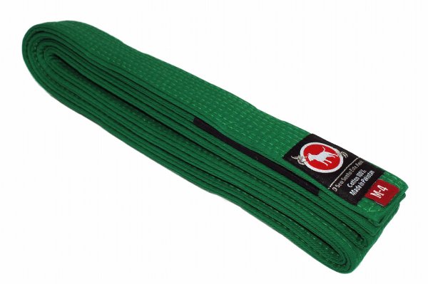 Photo1: BULLTERRIER  Jiu Jitsu Belt  Green (1)