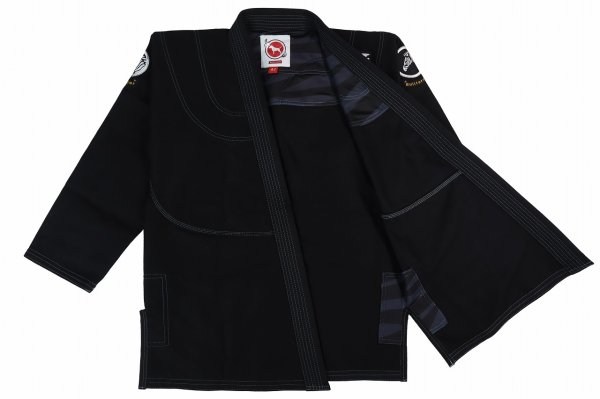Photo2: BULLTERRIER Jiu Jitsu Gi ZEBRA Black (2)