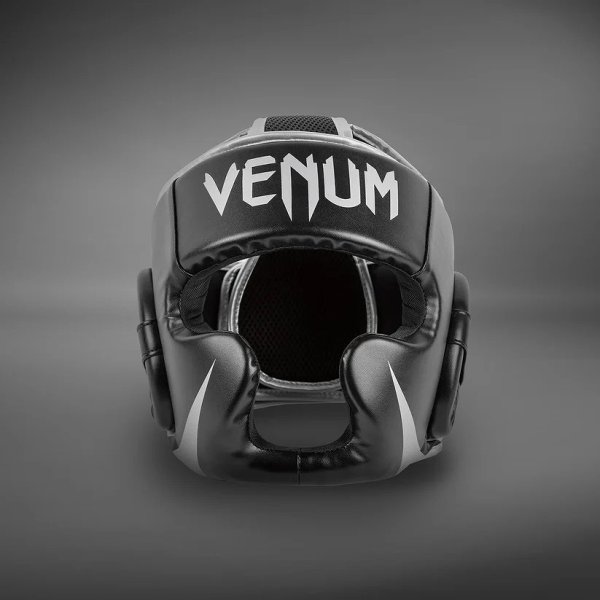 Photo1: VENUM Headgear Challenger Black / Silver (1)