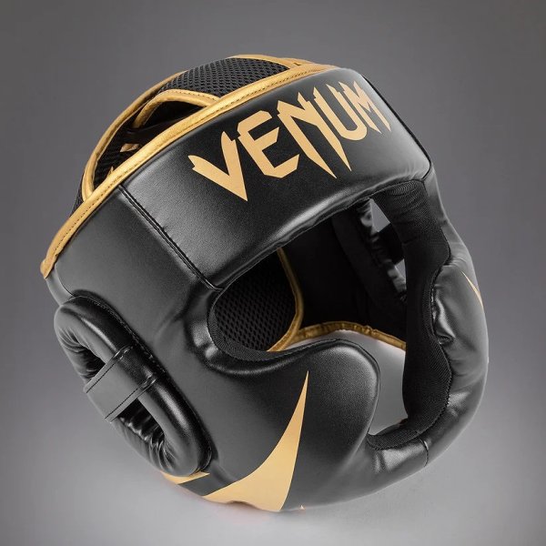 Photo2: VENUM Headgear Challenger Black / Gold (2)