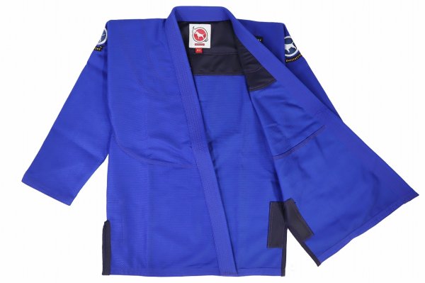 Photo2: BULLTERRIER Jiu Jitsu Gi BASIC R2 Blue (2)