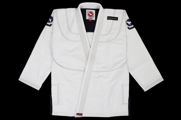Photo1: BULLTERRIER Jiu Jitsu Gi BASIC R2 White (1)