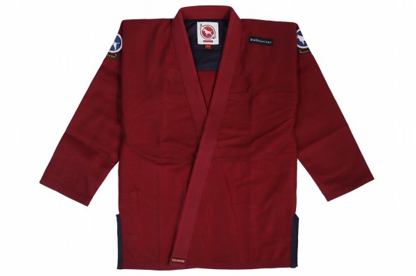 Photo1: BULLTERRIER Jiu Jitsu Gi BASIC R2 Wine (1)
