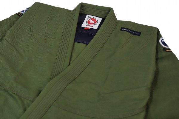 Photo5: BULLTERRIER Jiu Jitsu Gi BASIC R2 Army Green (5)