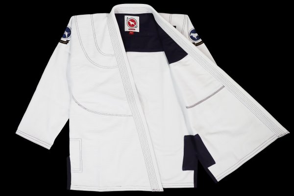 Photo2: BULLTERRIER Jiu Jitsu Gi BASIC R2 White (2)