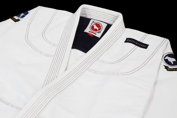 Photo5: BULLTERRIER Jiu Jitsu Gi BASIC R2 White (5)