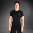 Photo1: VENUM Rashguard CONTENDER Short Sleeve Black/White (1)