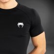 Photo6: VENUM Rashguard CONTENDER Short Sleeve Black/White (6)