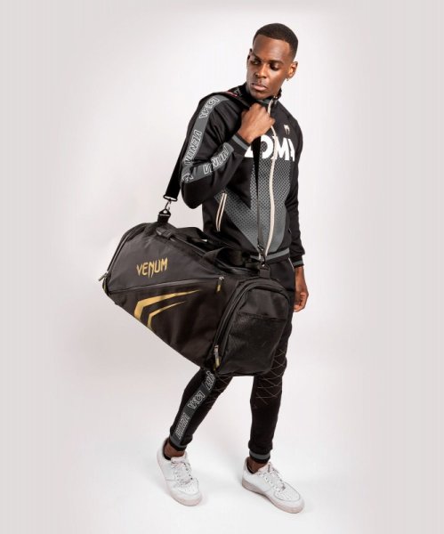 Photo9: VENUM Sports Bag TRAINER LITE EVO Black/Gold (9)