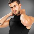 Photo4: VENUM Rashguard G-FIT AIR Sleeveless Black (4)