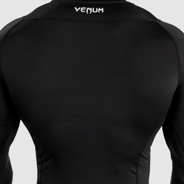 Photo6: VENUM Rashguard ATTACK Long Sleeve Black/Gray (6)
